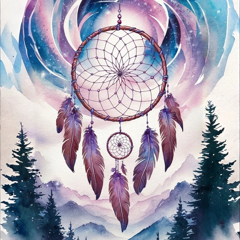 Dreamcatcher In A  Frame 8x10 Picture AI Print